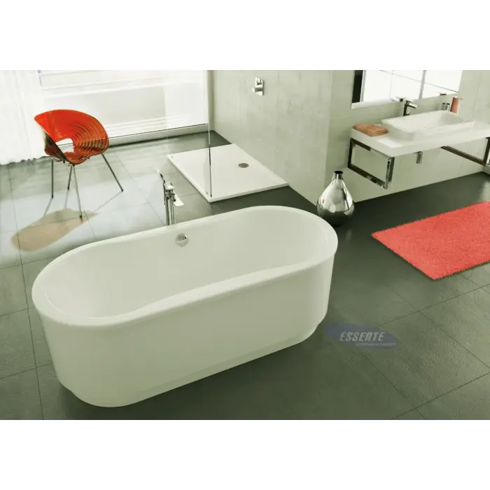 Wanna owalna wolnostojąca z obudową Sorena Oval Plus 180x80 cm