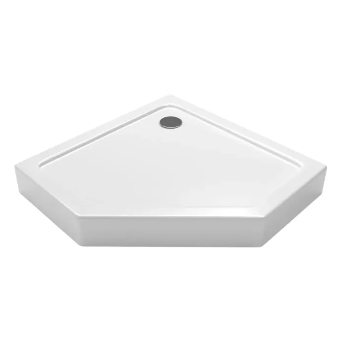 Brodzik prysznicowy pięciokątny zabudowany GLADSTONE  90x90x13,5 cm