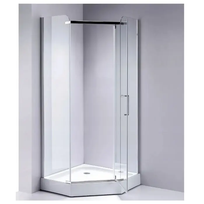 Brodzik prysznicowy pięciokątny zabudowany GLADSTONE  90x90x13,5 cm