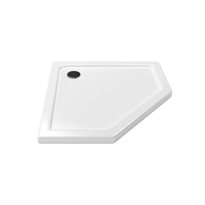 Brodzik prysznicowy pięciokątny slim GLADSTONE 90x90x5 cm