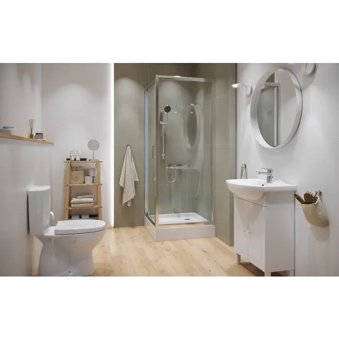 Brodzik prysznicowy kwadratowy zabudowany SOUL 90x90x15 cm