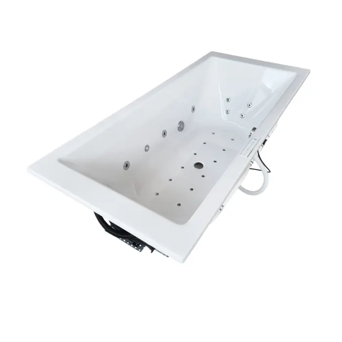 Wanna z hydromasażem prostokątna BERNO DUO 200x90 cm
