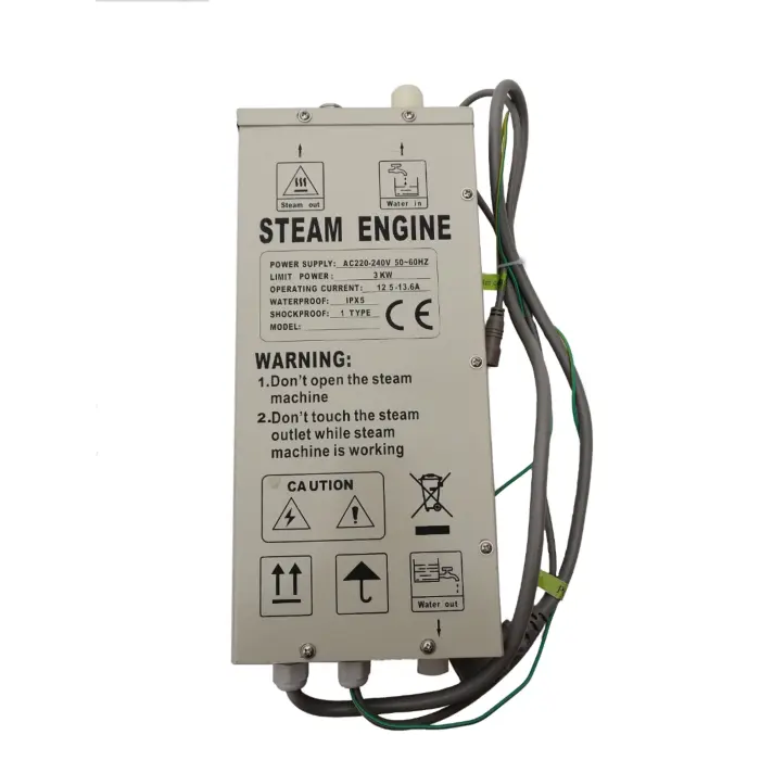 Sauna parowa zestaw z generatorem pary 3kW