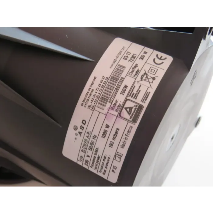 Dmuchawa powietrza ASD AERIO A-RL 700 W z grzałką 300 W plus lampa ozonowa