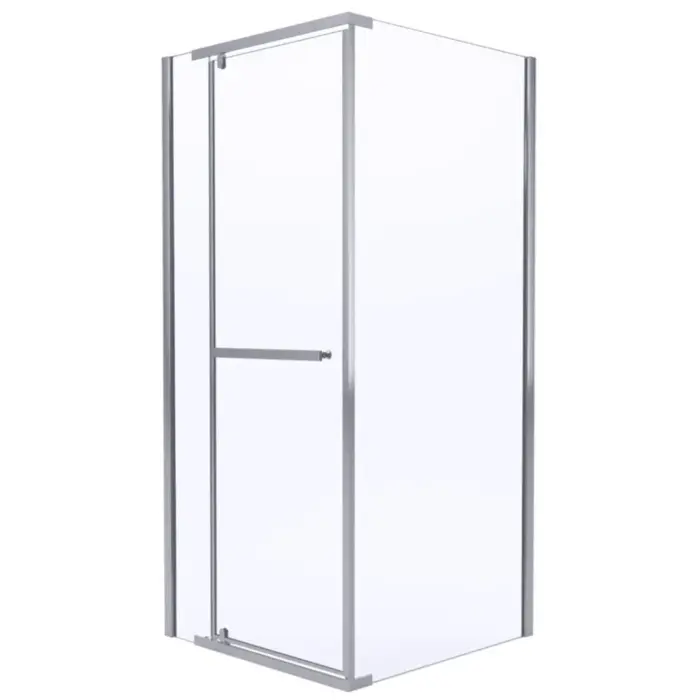 Kabina prysznicowa narożna LARA 100x80x190 cm chrom 