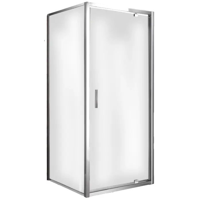 Kabina prysznicowa narożna MESO 90x90x190 cm chrom
