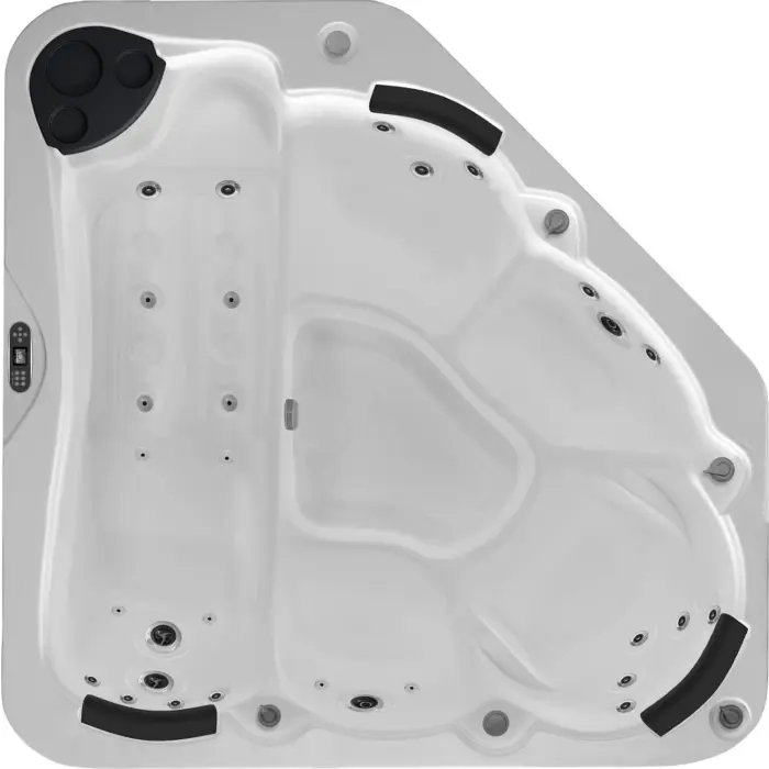 Jacuzzi ogrodowe całoroczne zewnętrzne - LORRAINE 210x210 cm