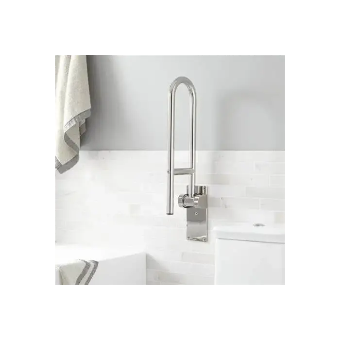 Poręcz WC uchylna 60 cm - chromowana