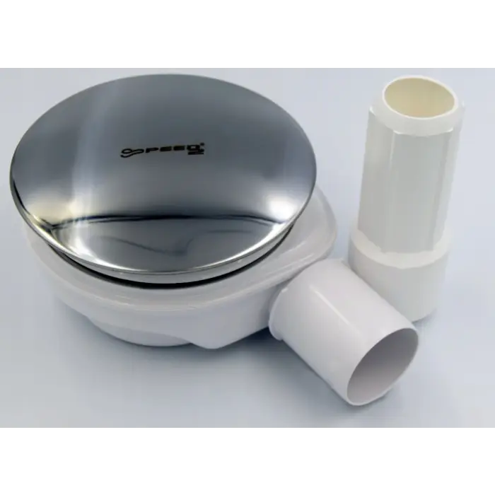  Syfon do brodzika niski automatyczny chrom 90 mm 