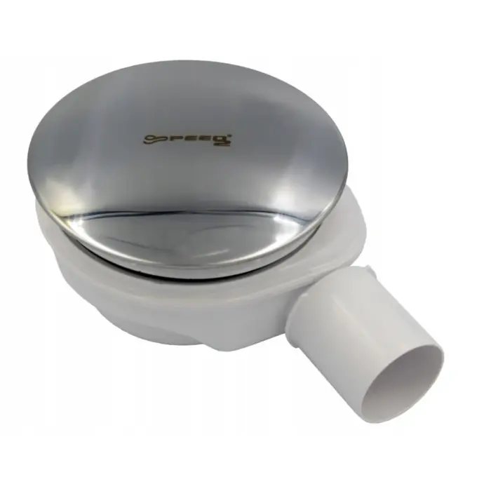  Syfon do brodzika niski automatyczny chrom 90 mm 