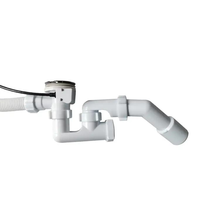 Syfon automatyczny z chromowanym pokrętłem i korkiem 650 mm