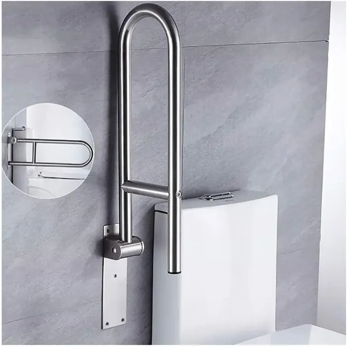 Poręcz WC uchylna 60 cm - chromowana