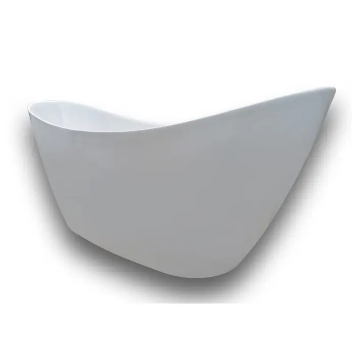 Wanna akrylowa wolnostojąca owalna VEZO biała 172x73x74 cm