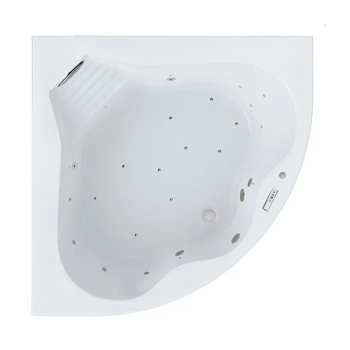 Narożna wanna z hydromasażem AVIRA 140x140 