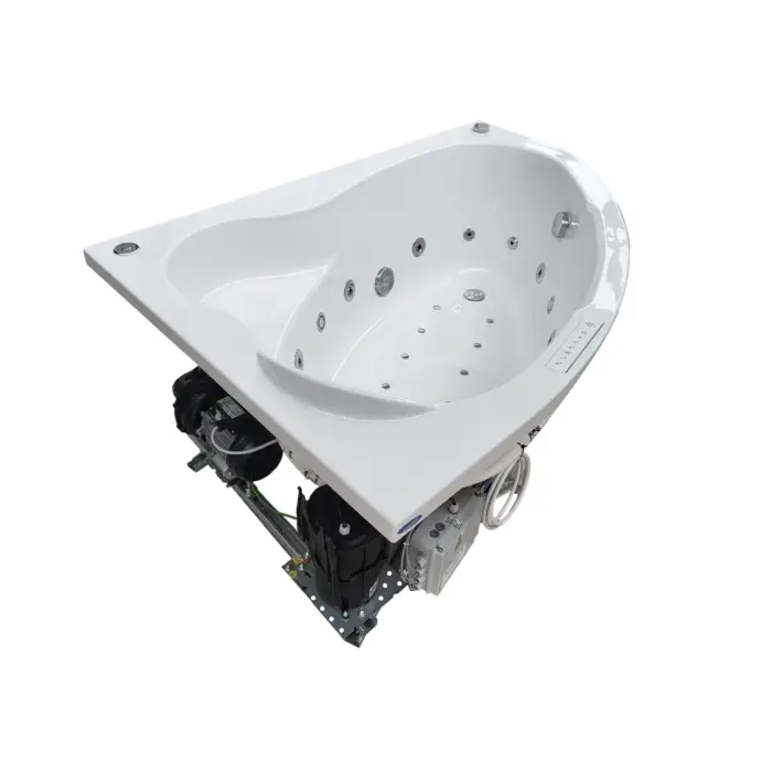 Wanna z hydromasażem narożna COMFORT 160x100 cm