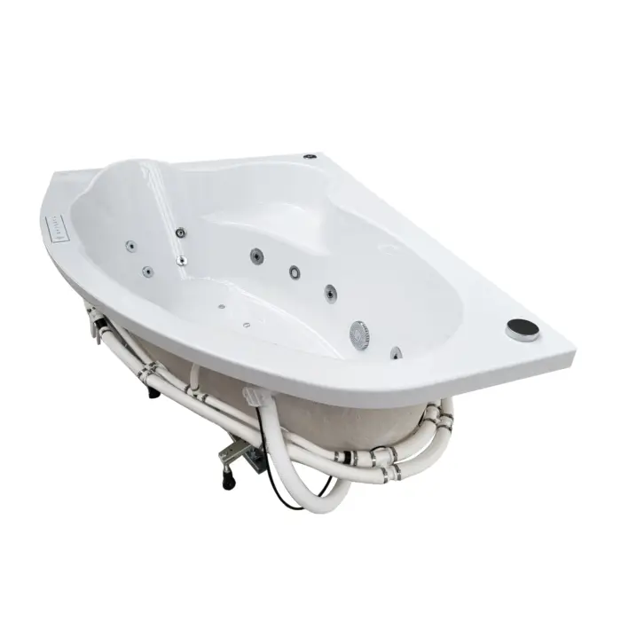 Wanna z hydromasażem narożna COMFORT 170x110 cm