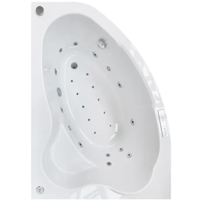 Wanna z hydromasażem narożna COMFORT 140x90 cm