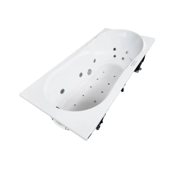 Wanna z hydromasażem prostokątna IVEA 160x75 cm