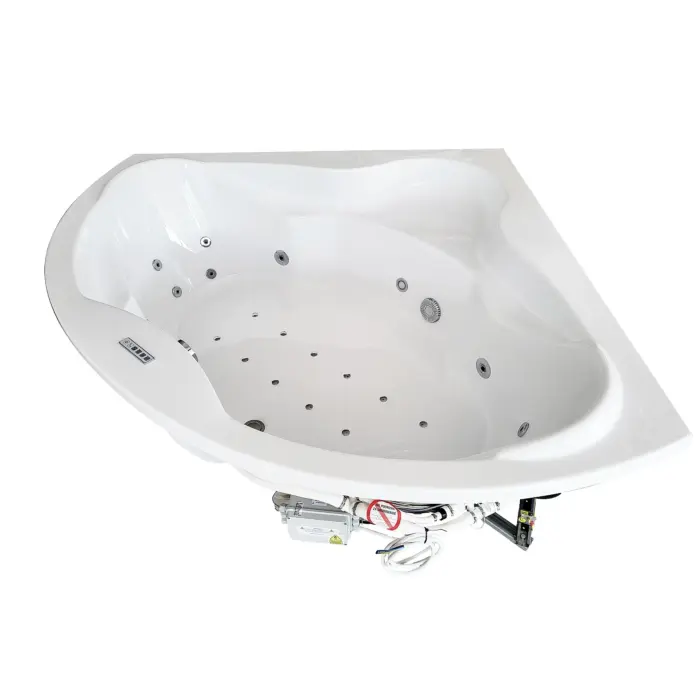 Wanna narożna z hydromasażem BETA 150x150 cm