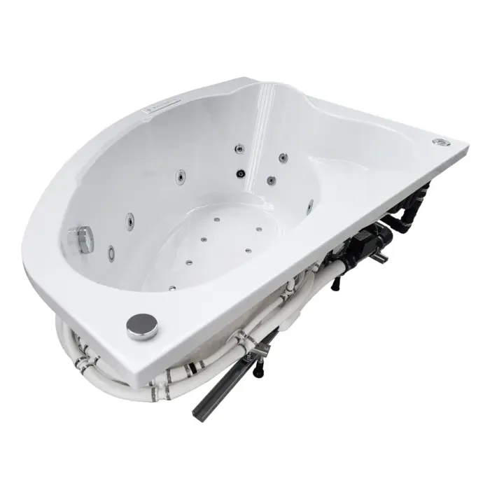 Wanna z hydromasażem narożna COMFORT 170x110 cm
