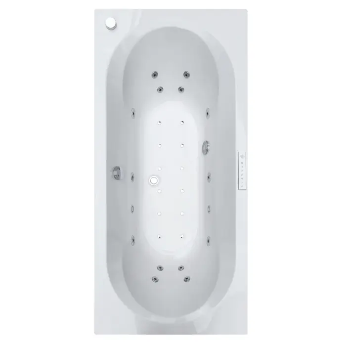Wanna z hydromasażem prostokątna ORIA DUO 170x80 cm
