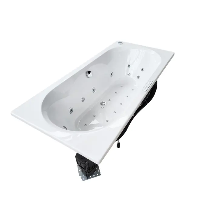 Wanna z hydromasażem prostokątna ORIA DUO 170x80 cm