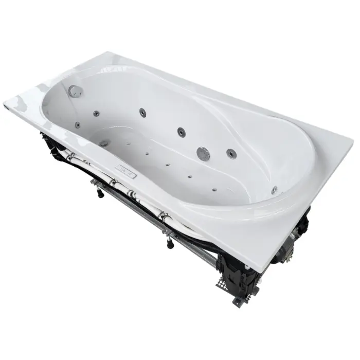 Wanna z hydromasażem prostokątna IVEA 150x75 cm