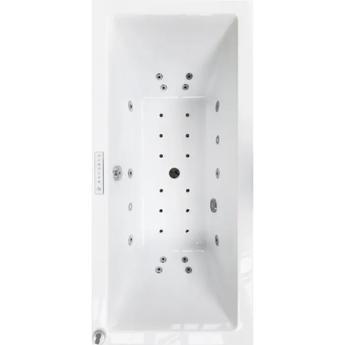 Wanna z hydromasażem prostokątna QUATRO DUO 160x75 cm