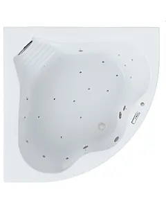 Narożna wanna z hydromasażem AVIRA 140x140 