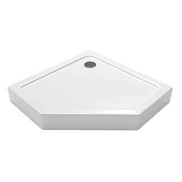 Brodzik prysznicowy pięciokątny zabudowany GLADSTONE  90x90x13,5 cm