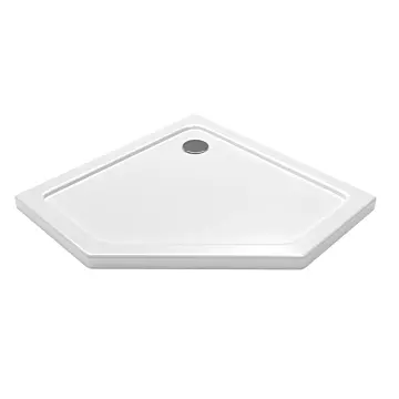 Brodzik prysznicowy pięciokątny slim GLADSTONE 90x90x5 cm