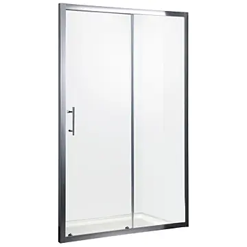 Drzwi prysznicowe wnękowe rozsuwane Easy Slider jednoskrzydłowe 140x195 cm
