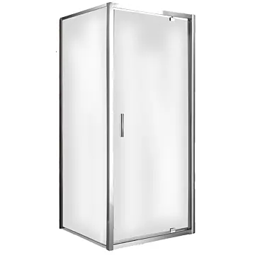 Kabina prysznicowa narożna MESO 90x90x190 cm chrom