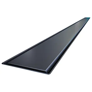 Odpływ liniowy czarny SLIM 50 cm z syfonem Viega