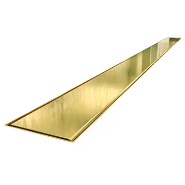 Odpływ liniowy 60 cm z syfonem McAlpine złoty