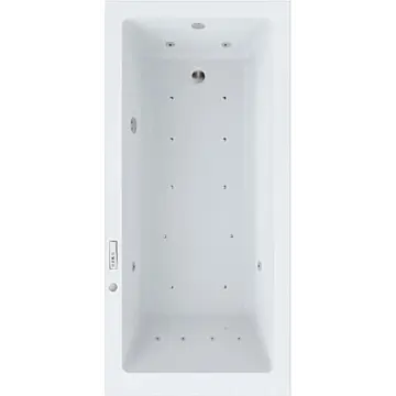 Wanna z hydromasażem prostokątna AYATA 170x80 cm