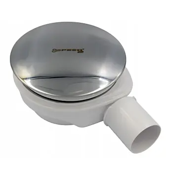  Syfon do brodzika niski automatyczny chrom 90 mm 