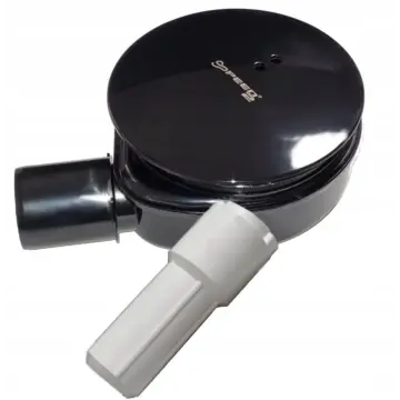  Syfon do brodzika niski automatyczny czarny 90 mm