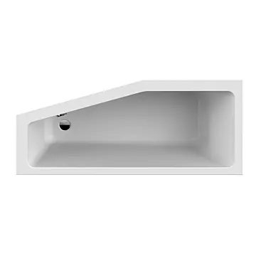 ExclusiveLine wanna asymetryczna KEO 160x70 cm